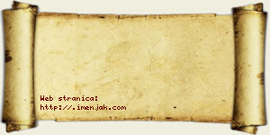 Danijela Aćimović vizit kartica